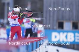 10.01.2018, Ruhpolding, Germany (GER): Christian Gow (CAN) -  IBU world cup biathlon, individual men, Ruhpolding (GER). www.nordicfocus.com. © Manzoni/NordicFocus. Every downloaded picture is fee-liable.