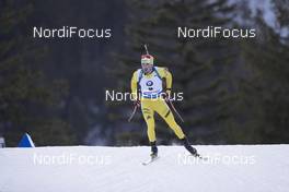 10.01.2018, Ruhpolding, Germany (GER): Fredrik Lindstroem (SWE) -  IBU world cup biathlon, individual men, Ruhpolding (GER). www.nordicfocus.com. © Manzoni/NordicFocus. Every downloaded picture is fee-liable.