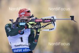 10.01.2018, Ruhpolding, Germany (GER): Arnd Peiffer (GER) -  IBU world cup biathlon, individual men, Ruhpolding (GER). www.nordicfocus.com. © Manzoni/NordicFocus. Every downloaded picture is fee-liable.