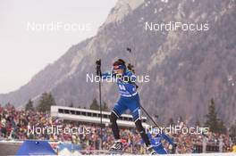11.01.2018, Ruhpolding, Germany (GER): Tuuli Tomingas (EST) -  IBU world cup biathlon, individual women, Ruhpolding (GER). www.nordicfocus.com. © Manzoni/NordicFocus. Every downloaded picture is fee-liable.