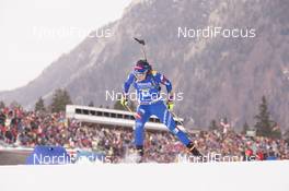 11.01.2018, Ruhpolding, Germany (GER): Dorothea Wierer (ITA) -  IBU world cup biathlon, individual women, Ruhpolding (GER). www.nordicfocus.com. © Manzoni/NordicFocus. Every downloaded picture is fee-liable.