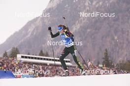 11.01.2018, Ruhpolding, Germany (GER): Vanessa Hinz (GER) -  IBU world cup biathlon, individual women, Ruhpolding (GER). www.nordicfocus.com. © Manzoni/NordicFocus. Every downloaded picture is fee-liable.