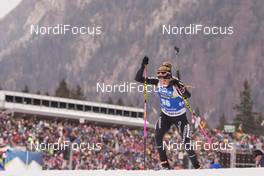11.01.2018, Ruhpolding, Germany (GER): Elisa Gasparin (SUI) -  IBU world cup biathlon, individual women, Ruhpolding (GER). www.nordicfocus.com. © Manzoni/NordicFocus. Every downloaded picture is fee-liable.