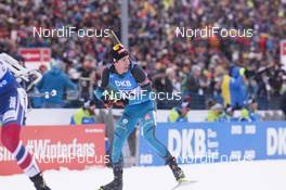 14.01.2018, Ruhpolding, Germany (GER): Quentin Fillon Maillet (FRA) -  IBU world cup biathlon, mass men, Ruhpolding (GER). www.nordicfocus.com. © Manzoni/NordicFocus. Every downloaded picture is fee-liable.