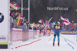 14.01.2018, Ruhpolding, Germany (GER): Martin Fourcade (FRA) -  IBU world cup biathlon, mass men, Ruhpolding (GER). www.nordicfocus.com. © Manzoni/NordicFocus. Every downloaded picture is fee-liable.