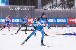 14.01.2018, Ruhpolding, Germany (GER): Simon Desthieux (FRA) -  IBU world cup biathlon, mass men, Ruhpolding (GER). www.nordicfocus.com. © Manzoni/NordicFocus. Every downloaded picture is fee-liable.