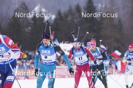 14.01.2018, Ruhpolding, Germany (GER): Simon Desthieux (FRA) -  IBU world cup biathlon, mass men, Ruhpolding (GER). www.nordicfocus.com. © Manzoni/NordicFocus. Every downloaded picture is fee-liable.