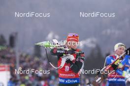 14.01.2018, Ruhpolding, Germany (GER): Laura Dahlmeier (GER) -  IBU world cup biathlon, mass women, Ruhpolding (GER). www.nordicfocus.com. © Manzoni/NordicFocus. Every downloaded picture is fee-liable.