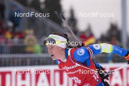 14.01.2018, Ruhpolding, Germany (GER): Darya Domracheva (BLR) -  IBU world cup biathlon, mass women, Ruhpolding (GER). www.nordicfocus.com. © Manzoni/NordicFocus. Every downloaded picture is fee-liable.