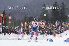 13.01.2018, Ruhpolding, Germany (GER): Ingrid Landmark Tandrevold (NOR) -  IBU world cup biathlon, relay women, Ruhpolding (GER). www.nordicfocus.com. © Manzoni/NordicFocus. Every downloaded picture is fee-liable.