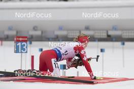 13.01.2018, Ruhpolding, Germany (GER): Emma Lunder (CAN) -  IBU world cup biathlon, relay women, Ruhpolding (GER). www.nordicfocus.com. © Manzoni/NordicFocus. Every downloaded picture is fee-liable.