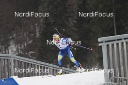 13.01.2018, Ruhpolding, Germany (GER): Nadezhda Skardino (BLR) -  IBU world cup biathlon, relay women, Ruhpolding (GER). www.nordicfocus.com. © Manzoni/NordicFocus. Every downloaded picture is fee-liable.