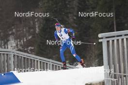 13.01.2018, Ruhpolding, Germany (GER): Lisa Vittozzi (ITA) -  IBU world cup biathlon, relay women, Ruhpolding (GER). www.nordicfocus.com. © Manzoni/NordicFocus. Every downloaded picture is fee-liable.