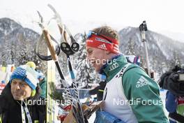 21.01.2018, Antholz, Italy (ITA): Johannes Kuehn (GER) -  IBU world cup biathlon, mass men, Antholz (ITA). www.nordicfocus.com. © Manzoni/NordicFocus. Every downloaded picture is fee-liable.
