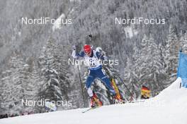 21.01.2018, Antholz, Italy (ITA): Ondrej Moravec (CZE) -  IBU world cup biathlon, mass men, Antholz (ITA). www.nordicfocus.com. © Manzoni/NordicFocus. Every downloaded picture is fee-liable.