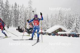 21.01.2018, Antholz, Italy (ITA): Nicole Gontier (ITA) -  IBU world cup biathlon, mass women, Antholz (ITA). www.nordicfocus.com. © Manzoni/NordicFocus. Every downloaded picture is fee-liable.