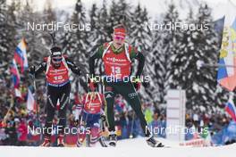 20.01.2018, Antholz, Italy (ITA): Benedikt Doll (GER) -  IBU world cup biathlon, pursuit men, Antholz (ITA). www.nordicfocus.com. © Manzoni/NordicFocus. Every downloaded picture is fee-liable.