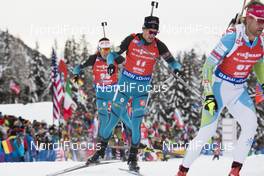 20.01.2018, Antholz, Italy (ITA): Simon Desthieux (FRA) -  IBU world cup biathlon, pursuit men, Antholz (ITA). www.nordicfocus.com. © Manzoni/NordicFocus. Every downloaded picture is fee-liable.