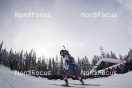 20.01.2018, Antholz, Italy (ITA): Tiril Eckhoff (NOR) -  IBU world cup biathlon, pursuit women, Antholz (ITA). www.nordicfocus.com. © Manzoni/NordicFocus. Every downloaded picture is fee-liable.