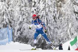 20.01.2018, Antholz, Italy (ITA): Veronika Vitkova (CZE) -  IBU world cup biathlon, pursuit women, Antholz (ITA). www.nordicfocus.com. © Manzoni/NordicFocus. Every downloaded picture is fee-liable.