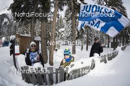 20.01.2018, Antholz, Italy (ITA): Event Feature: Fans of Kaisa -  IBU world cup biathlon, pursuit women, Antholz (ITA). www.nordicfocus.com. © Manzoni/NordicFocus. Every downloaded picture is fee-liable.