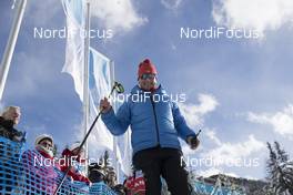 19.01.2018, Antholz, Italy (ITA): Event Feature: US team staff enjoys life -  IBU world cup biathlon, sprint men, Antholz (ITA). www.nordicfocus.com. © Manzoni/NordicFocus. Every downloaded picture is fee-liable.