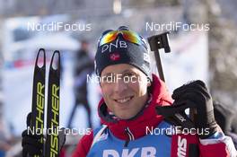 19.01.2018, Antholz, Italy (ITA): Lars Helge Birkeland (NOR) -  IBU world cup biathlon, sprint men, Antholz (ITA). www.nordicfocus.com. © Manzoni/NordicFocus. Every downloaded picture is fee-liable.