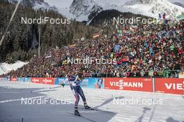 19.01.2018, Antholz, Italy (ITA): Scott Dixon (GBR) -  IBU world cup biathlon, sprint men, Antholz (ITA). www.nordicfocus.com. © Manzoni/NordicFocus. Every downloaded picture is fee-liable.