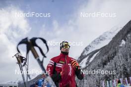 19.01.2018, Antholz, Italy (ITA): Julian Eberhard (AUT) -  IBU world cup biathlon, sprint men, Antholz (ITA). www.nordicfocus.com. © Manzoni/NordicFocus. Every downloaded picture is fee-liable.