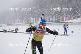 17.01.2018, Antholz, Italy (ITA): Eric Lesser (GER) -  IBU world cup biathlon, training, Antholz (ITA). www.nordicfocus.com. © Manzoni/NordicFocus. Every downloaded picture is fee-liable.
