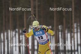 11.03.2018, Kontiolahti, Finland (FIN): Fredrik Lindstroem (SWE) - IBU world cup biathlon, mass start men, Kontiolahti (FIN). www.nordicfocus.com. © Manzoni/NordicFocus. Every downloaded picture is fee-liable.
