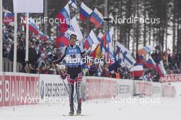 11.03.2018, Kontiolahti, Finland (FIN): Julian Eberhard (AUT) - IBU world cup biathlon, mass start men, Kontiolahti (FIN). www.nordicfocus.com. © Manzoni/NordicFocus. Every downloaded picture is fee-liable.