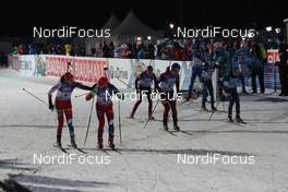 10.03.2018, Kontiolahti, Finland (FIN): Simon Bartko (SVK), Ivona Fialkova (SVK) -  IBU world cup biathlon, relay mixed, Kontiolahti (FIN). www.nordicfocus.com. © Manzoni/NordicFocus. Every downloaded picture is fee-liable.