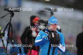 10.03.2018, Kontiolahti, Finland (FIN): Lukas Hofer (ITA) -  IBU world cup biathlon, relay mixed, Kontiolahti (FIN). www.nordicfocus.com. © Manzoni/NordicFocus. Every downloaded picture is fee-liable.