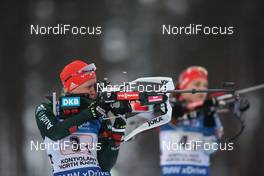 10.03.2018, Kontiolahti, Finland (FIN): Franziska Hildebrand (GER) -  IBU world cup biathlon, relay mixed, Kontiolahti (FIN). www.nordicfocus.com. © Manzoni/NordicFocus. Every downloaded picture is fee-liable.