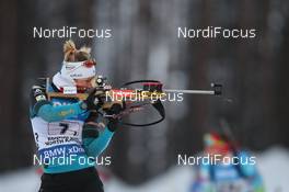 10.03.2018, Kontiolahti, Finland (FIN): Marie Dorin Habert (FRA) -  IBU world cup biathlon, relay mixed, Kontiolahti (FIN). www.nordicfocus.com. © Manzoni/NordicFocus. Every downloaded picture is fee-liable.