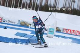 10.03.2018, Kontiolahti, Finland (FIN): Iryna Varvynets (UKR) - IBU world cup biathlon, single mixed relay, Kontiolahti (FIN). www.nordicfocus.com. © Manzoni/NordicFocus. Every downloaded picture is fee-liable.