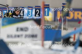 08.03.2018, Kontiolahti, Finland (FIN): Simon Desthieux (FRA) -  IBU world cup biathlon, sprint men, Kontiolahti (FIN). www.nordicfocus.com. © Manzoni/NordicFocus. Every downloaded picture is fee-liable.