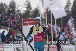 11.03.2018, Kontiolahti, Finland (FIN): Martin Fourcade (FRA) -  IBU world cup biathlon, training, Kontiolahti (FIN). www.nordicfocus.com. © Manzoni/NordicFocus. Every downloaded picture is fee-liable.