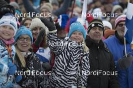 11.03.2018, Kontiolahti, Finland (FIN): Event Feature: young fans at the stadium -  IBU world cup biathlon, training, Kontiolahti (FIN). www.nordicfocus.com. © Manzoni/NordicFocus. Every downloaded picture is fee-liable.