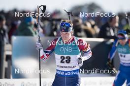 17.03.2018, Oslo, Norway (NOR): Erlend Bjoentegaard (NOR) - IBU world cup biathlon, pursuit men, Oslo (NOR). www.nordicfocus.com. © Manzoni/NordicFocus. Every downloaded picture is fee-liable.