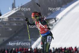18.03.2018, Oslo, Norway (NOR): Laura Dahlmeier (GER) - IBU world cup biathlon, pursuit women, Oslo (NOR). www.nordicfocus.com. © Manzoni/NordicFocus. Every downloaded picture is fee-liable.