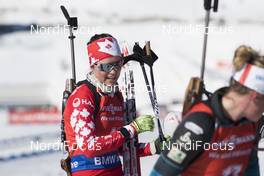 18.03.2018, Oslo, Norway (NOR): Julia Ransom (CAN) - IBU world cup biathlon, pursuit women, Oslo (NOR). www.nordicfocus.com. © Manzoni/NordicFocus. Every downloaded picture is fee-liable.