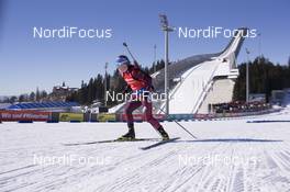 18.03.2018, Oslo, Norway (NOR): Ekaterina Yurlova-Percht (RUS) - IBU world cup biathlon, pursuit women, Oslo (NOR). www.nordicfocus.com. © Manzoni/NordicFocus. Every downloaded picture is fee-liable.