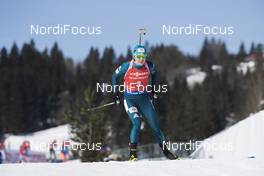 18.03.2018, Oslo, Norway (NOR): Yuliia Dzhima (UKR) - IBU world cup biathlon, pursuit women, Oslo (NOR). www.nordicfocus.com. © Manzoni/NordicFocus. Every downloaded picture is fee-liable.
