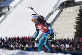 18.03.2018, Oslo, Norway (NOR): Anais Chevalier (FRA) - IBU world cup biathlon, pursuit women, Oslo (NOR). www.nordicfocus.com. © Manzoni/NordicFocus. Every downloaded picture is fee-liable.