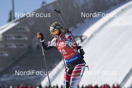 18.03.2018, Oslo, Norway (NOR): Lisa Theresa Hauser (AUT) - IBU world cup biathlon, pursuit women, Oslo (NOR). www.nordicfocus.com. © Manzoni/NordicFocus. Every downloaded picture is fee-liable.