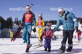 18.03.2018, Oslo, Norway (NOR): HABERT Dorin Habert (FRA), Robert Zwahlen (SUI) IBU TD, (l-r) - IBU world cup biathlon, pursuit women, Oslo (NOR). www.nordicfocus.com. © Manzoni/NordicFocus. Every downloaded picture is fee-liable.