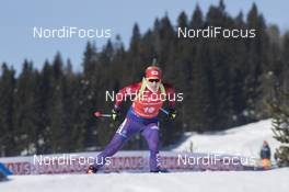 18.03.2018, Oslo, Norway (NOR): Anna Frolina (KOR) - IBU world cup biathlon, pursuit women, Oslo (NOR). www.nordicfocus.com. © Manzoni/NordicFocus. Every downloaded picture is fee-liable.
