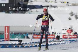 18.03.2018, Oslo, Norway (NOR): Anastasiya Kuzmina (SVK) - IBU world cup biathlon, pursuit women, Oslo (NOR). www.nordicfocus.com. © Manzoni/NordicFocus. Every downloaded picture is fee-liable.